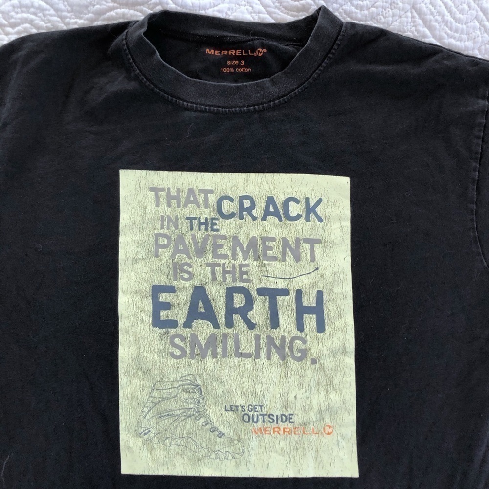 Merrell Black Graphic Tee Shirt - Picture 4 of 6
